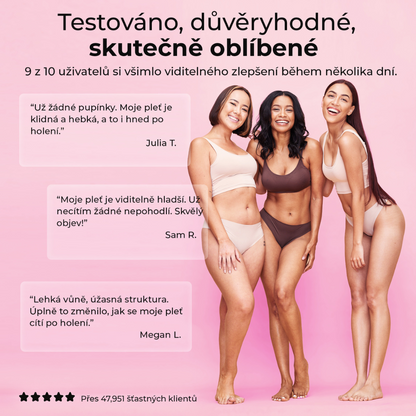 Recenze zákaznic na olej po holení Silky Balloon od LumiSilk – hladká a klidná pokožka, příjemná vůně a viditelné výsledky podle 9 z 10 uživatelů